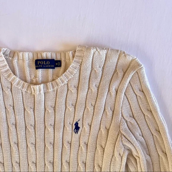 Polo Ralph Lauren Vintage Cable Knit Sweater - Picture 6 of 8